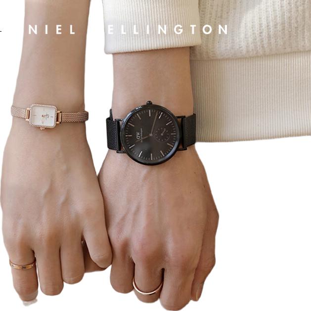 Парные кольца Daniel Wellington "Звездная ночь" в стиле "Роза" с позолотой, размер 50+56, комплект из 2 штук