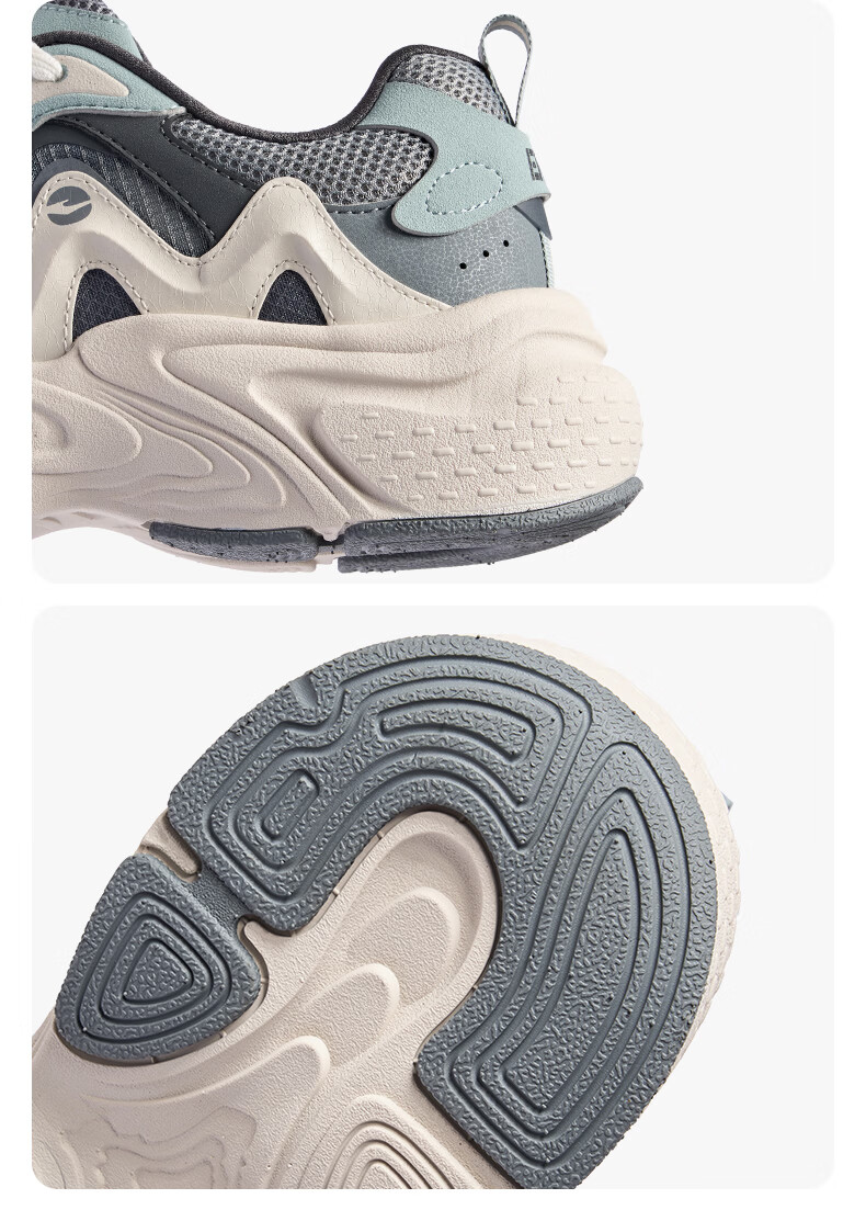 ERKE Men's Casual Shoes Sports Shoes Comfortable Versatile Soft Sole Lightweight Casual Shoes Men's Chaoyan Xilan 3 36