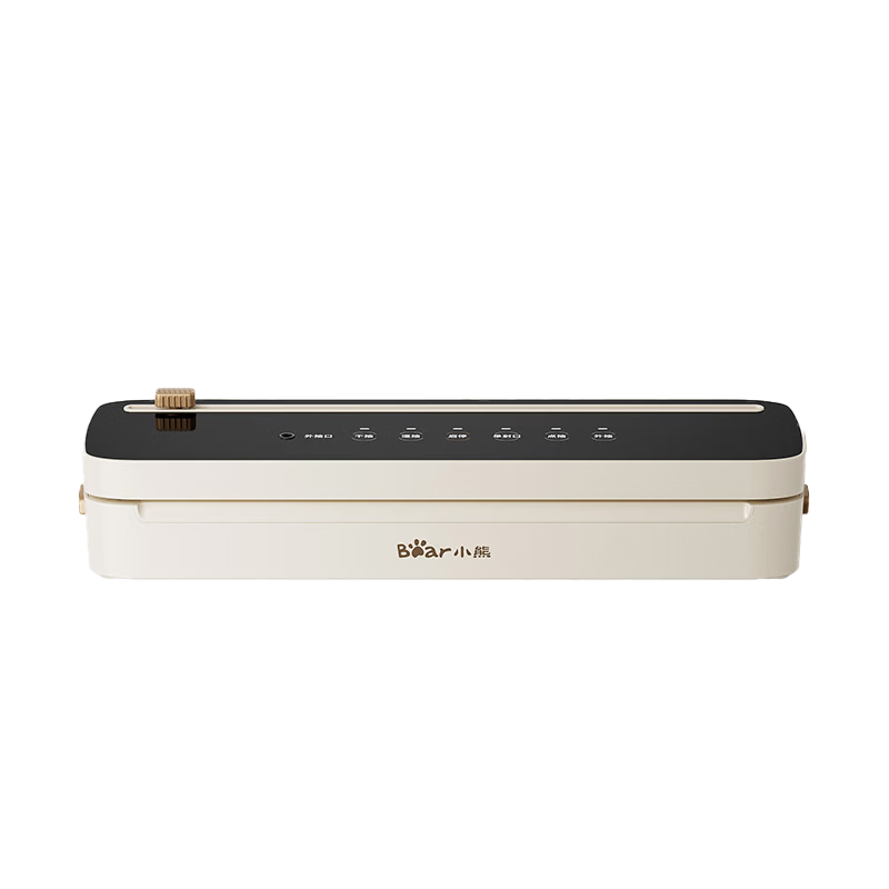 Bear Fully Automatic Vacuum Sealer Machine, Wet And Dry Dual-Use Food Preservation Vacuum Sealer, No-Press Fully Automatic, Home And Commercial Dual-Use Double Pump FKJ-Q01F2