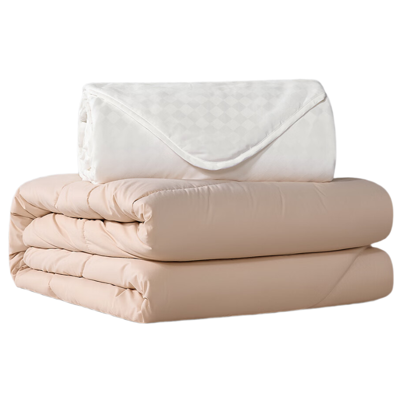 LOVO Luolai Home Textile Class A Wool and Silk 2-in-1 Quilt 200*230cm Coffee