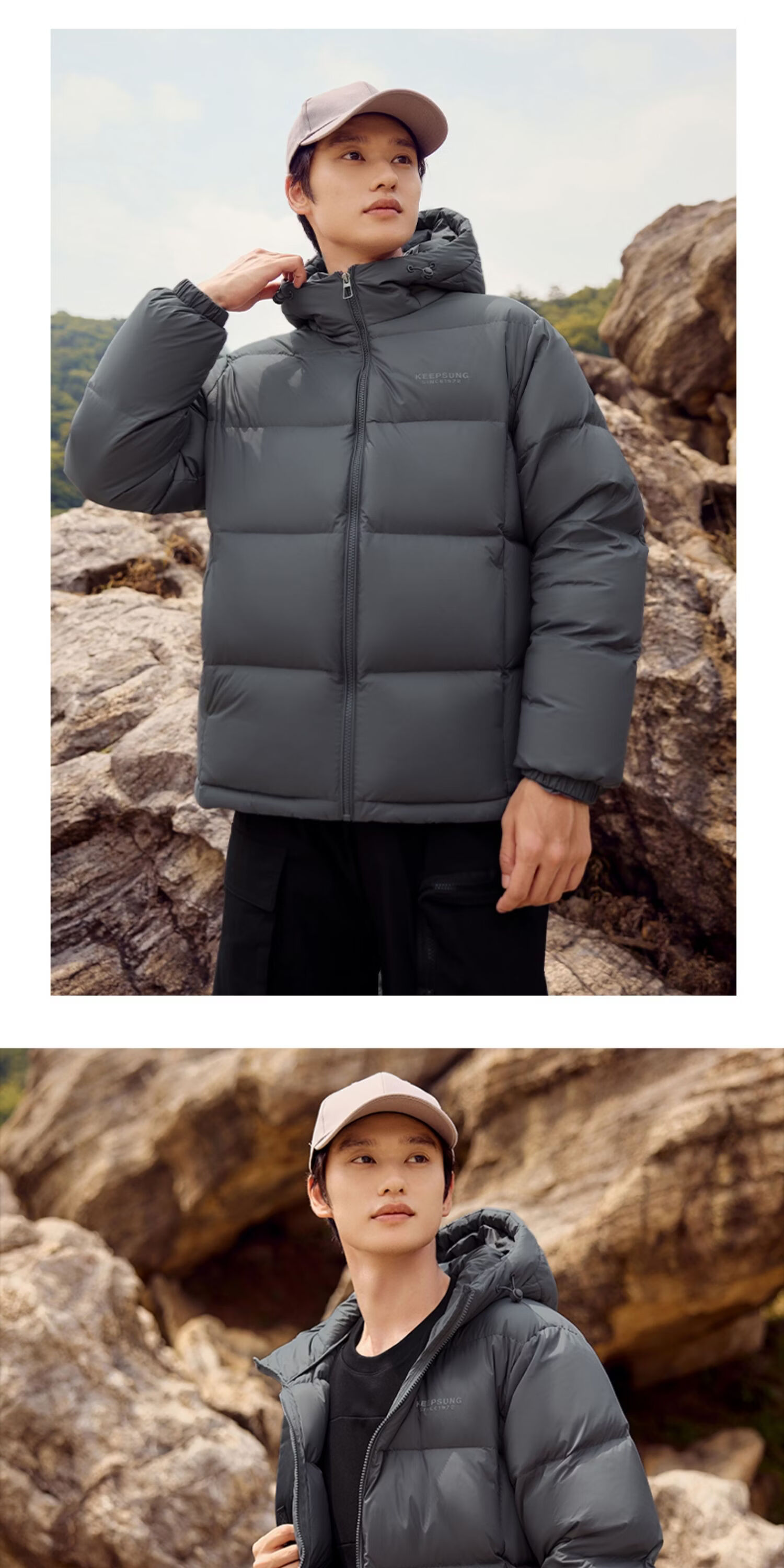 Yalu Women's Short Waterproof and Stain-Resistant Down Jacket 2025 Winter New Hooded Thermal Warm Puffer Coat JD Self-operated 12