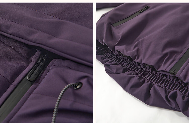 Demana [Three-Proof Black Technology] Winter 90% Duck Down Hooded Non-Detachable Elastic Hem Cloud Grid Taped Women's Down Jacket 15