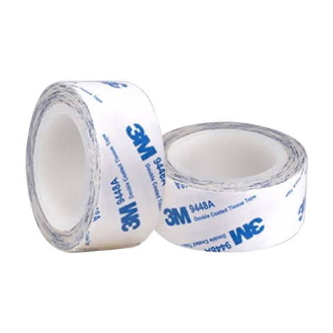 3M Double-Sided Non-Woven Fabric Tape with Crepe Paper, Household Office Wedding Decoration Spring Festival Couplets, Temperature Resistant, Strong Adhesion, Multi-Functional Thin Double-Sided Tape 94