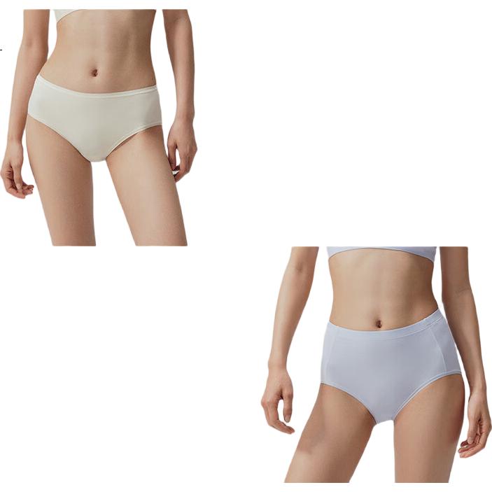 Комплект женского нижнего белья NEIWAI Orange Label, 3 шт., бесшовные трусы из хлопка и модала, дышащие, антибактериальные, невидимые, предотвращающие натирание