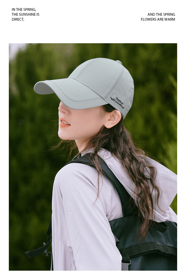 Zhenxiang Women's Spring Summer Sun Protection Breathable Baseball Cap UV Protection Outdoor Sports Hat Y866 5