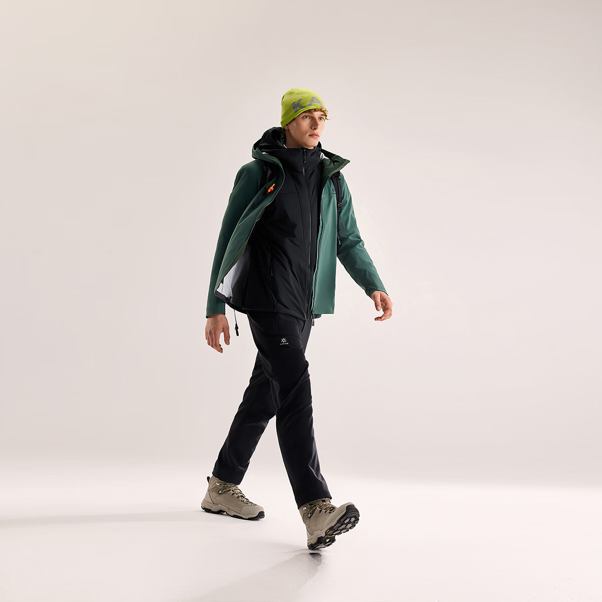 KAILAS KAILAS AT80 Men's Sports Cotton Jacket APEXHEAT Warm Breathable Windproof Hooded Coat Autumn Winter