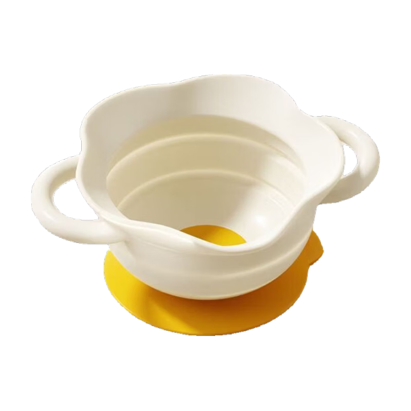 CORN Baby Feeding Bowl Children's Suction Plate Silicone Spout Egg Drop Soup Bowl Kids Tableware Lunch Box