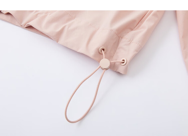 Demana Antibacterial Ice Algae Mud Spring Fashion Notched Lapel Double-Breasted Loose Short Petite Women's Trench Coat Jacket 17