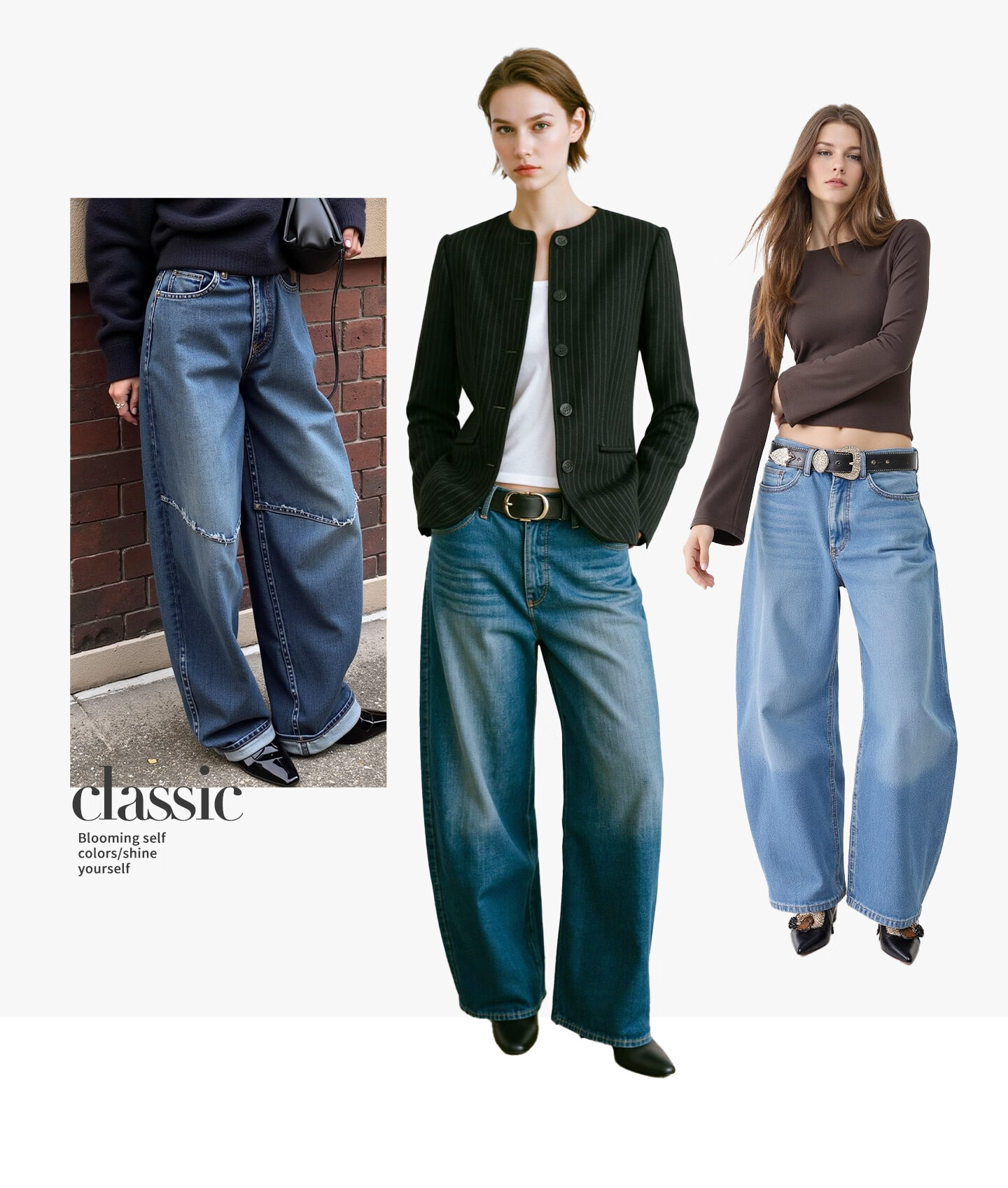 Navigare Small Sailboat Loose Fit Banana Pants 2026 Spring Summer New Washed Denim Women's Wide Leg Trousers 2312576502 9