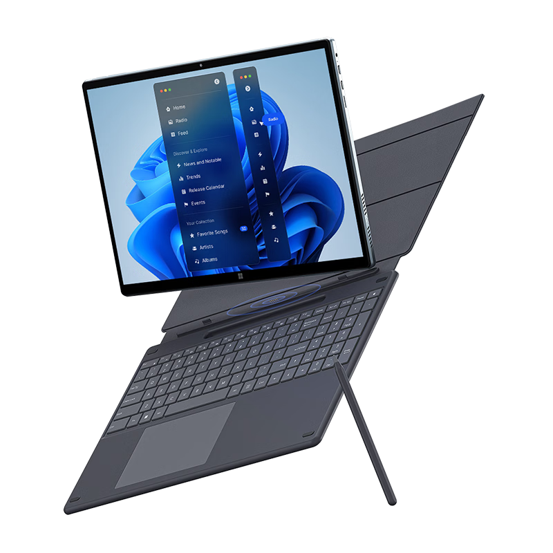 Dere Lingyao Series 16-inch Touchscreen 2-in-1 Laptop Self-operated High-Performance Business Office Design All-in-One N150 16GB/512GB
