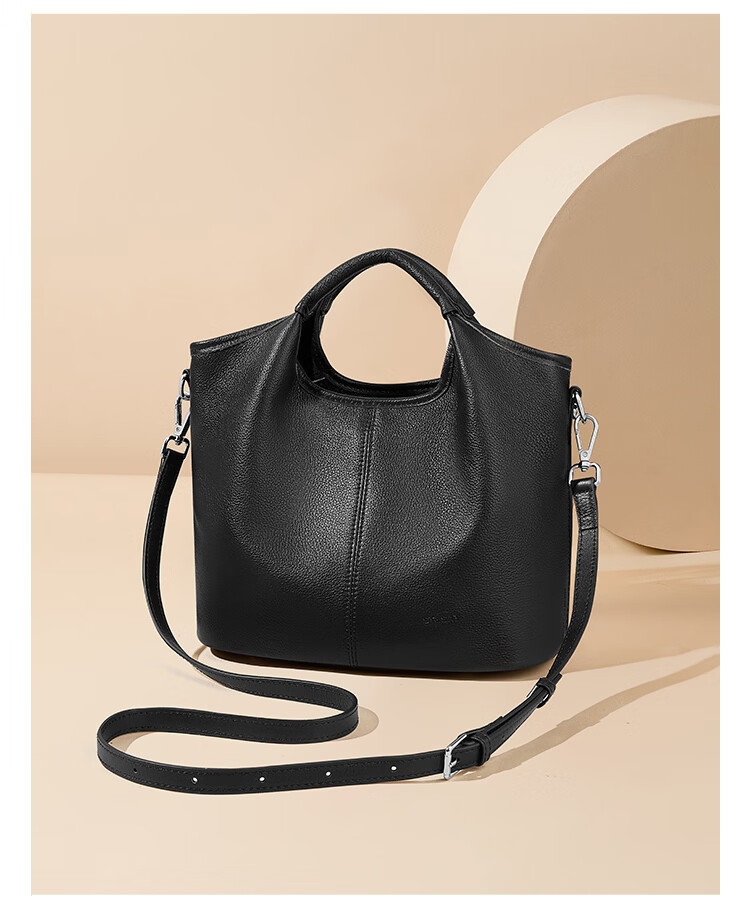 St&Sat Women's Soft Cowhide Handbag New Lady Diana Bag Shoulder Crossbody Small Tote Birthday Gift 4