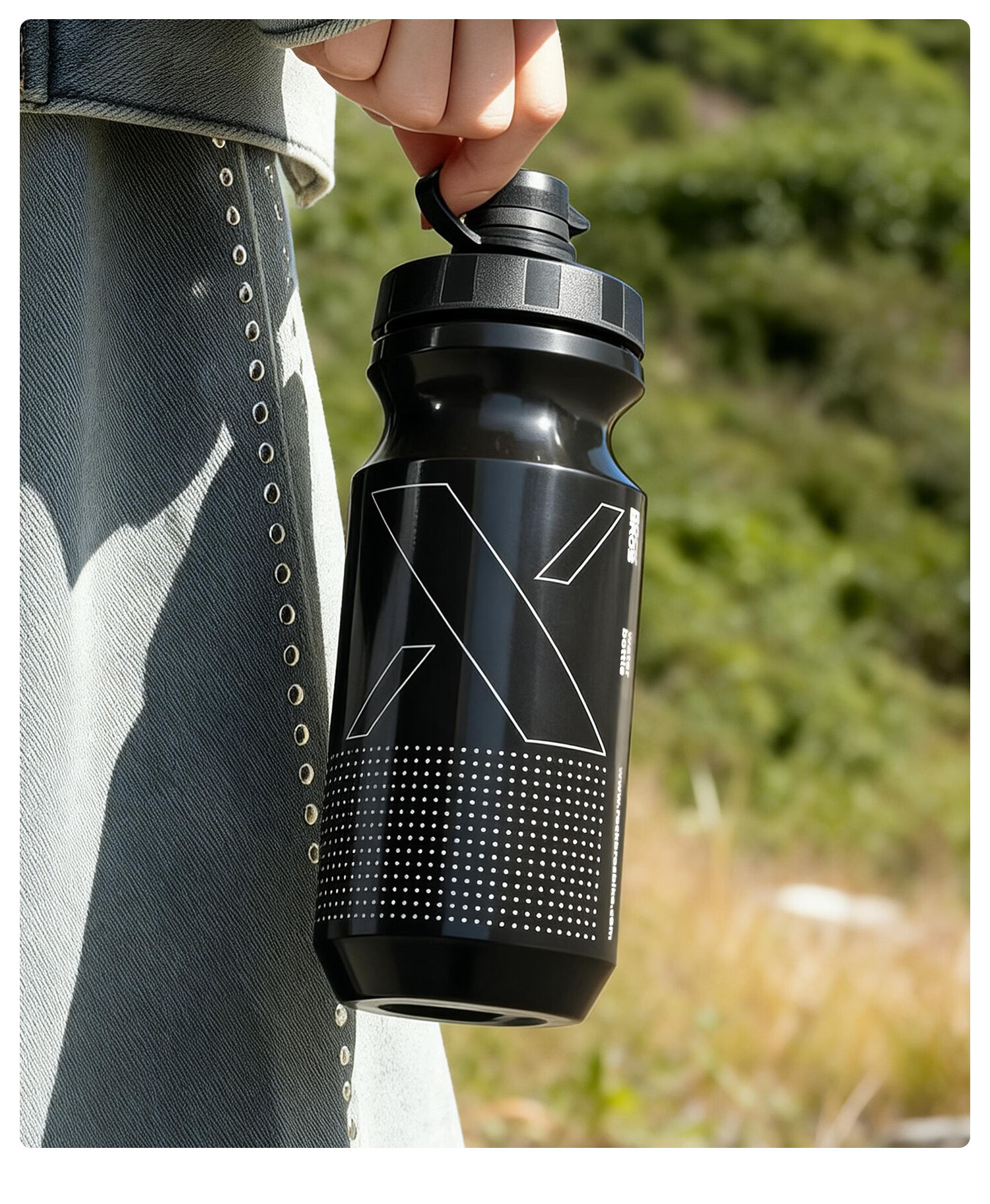 ROCKBROS Bicycle Cycling Water Bottle Unisex Mountain Road Bike Squeeze Outdoor Sports Water Cup Blue 21