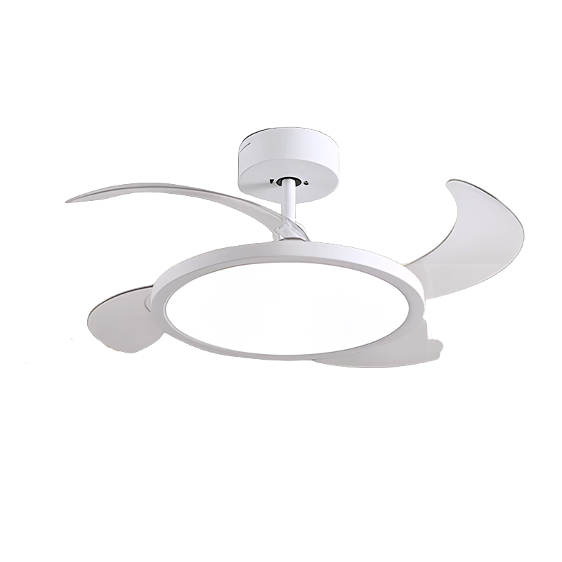 HP Precision LED Ceiling Fan Light Invisible Blades Variable Frequency Full Spectrum 48-inch Dining Bedroom Living Room Fixture