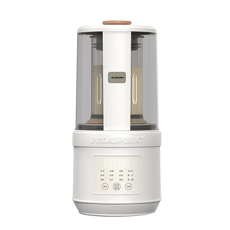 BLAUPUNKT Smart Frequency Variable Speed Blender Soy Milk Maker Fully Automatic No-Cook Quiet Blender Rice Cereal Machine Titanium Shield Base 02T Stainless Steel Lid