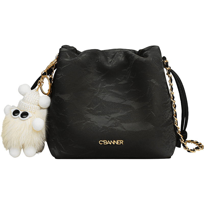 C.BANNER Women's Bucket Bag Shoulder Bag Crossbody Light Luxury Chain Bag Birthday Goddess Day Women's Day Gift
