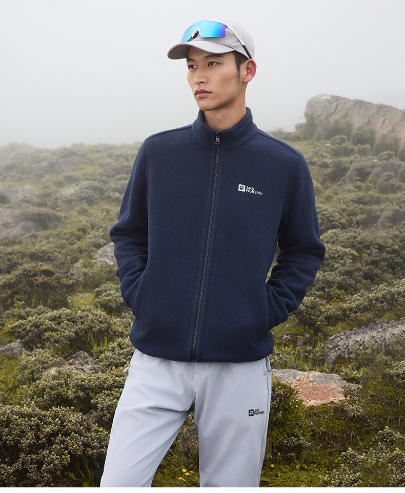 JackWolfskin CRUSH'IN Fleece Liner 3-in-1 Jacket 5012776 Navy Blue 2XL 26