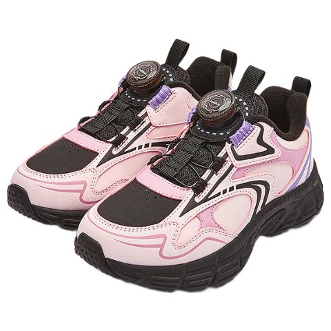 Balabala Kids Sports Shoes Children's Sneakers Boys Girls 2025 New Autumn Winter Retro Dad Shoes Non-slip Fleece Warm Trendy
