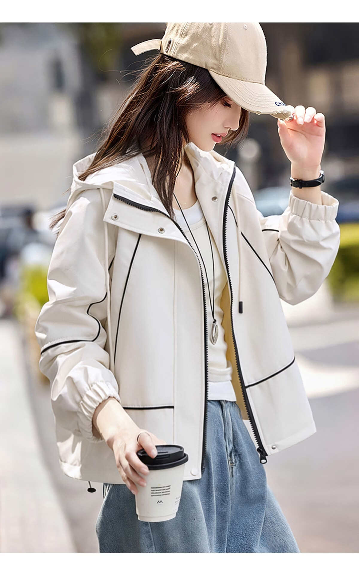 She Enjoy Casual Jacket Women Lazy Style Cardigan Loose Versatile Short Coat Top T53D016 12