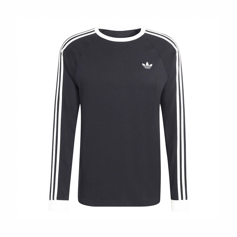 Adidas Originals Men's 3S LS Tee Long Sleeve T-Shirt KE3546 Black S 5
