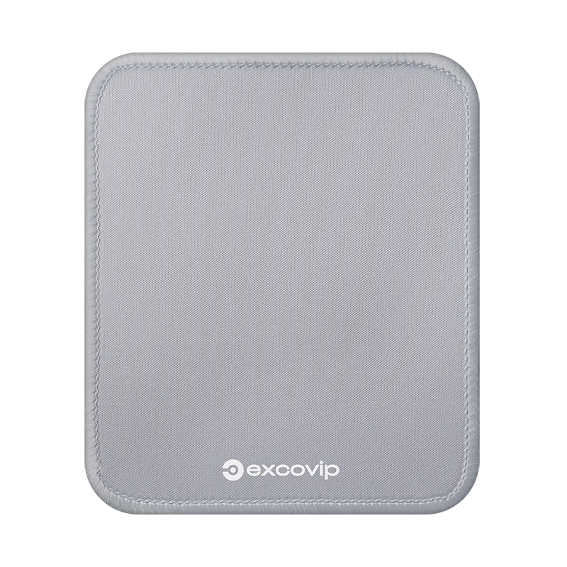 EXCO Gray Small Mouse Pad Edge-Lined Computer Office Portable Desk Mat Gaming Mouse Pad Keyboard Desk Mat Cute Solid Color Extra Small Mouse Pad 0694