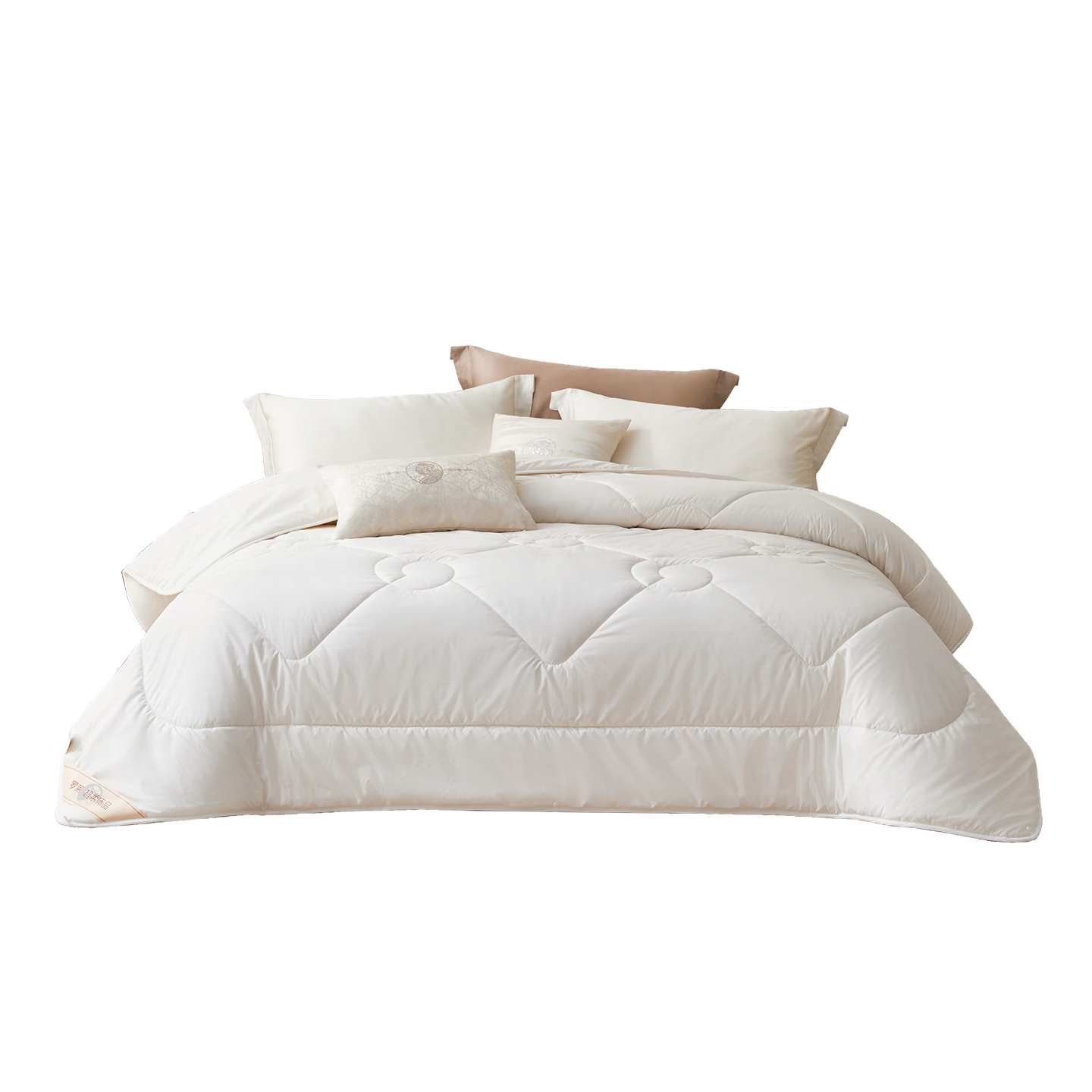 LUOLAI Home Textile Wool Quilt 100% Australian Wool A-Class Antibacterial Warm Winter Quilt Core Approx. 3.7kg