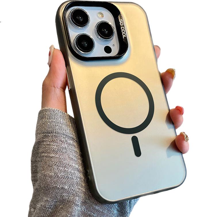 Чехол SHIYONG для iPhone 13 Pro Max, MagSafe, полный охват, ультратонкий, черный, противоударный