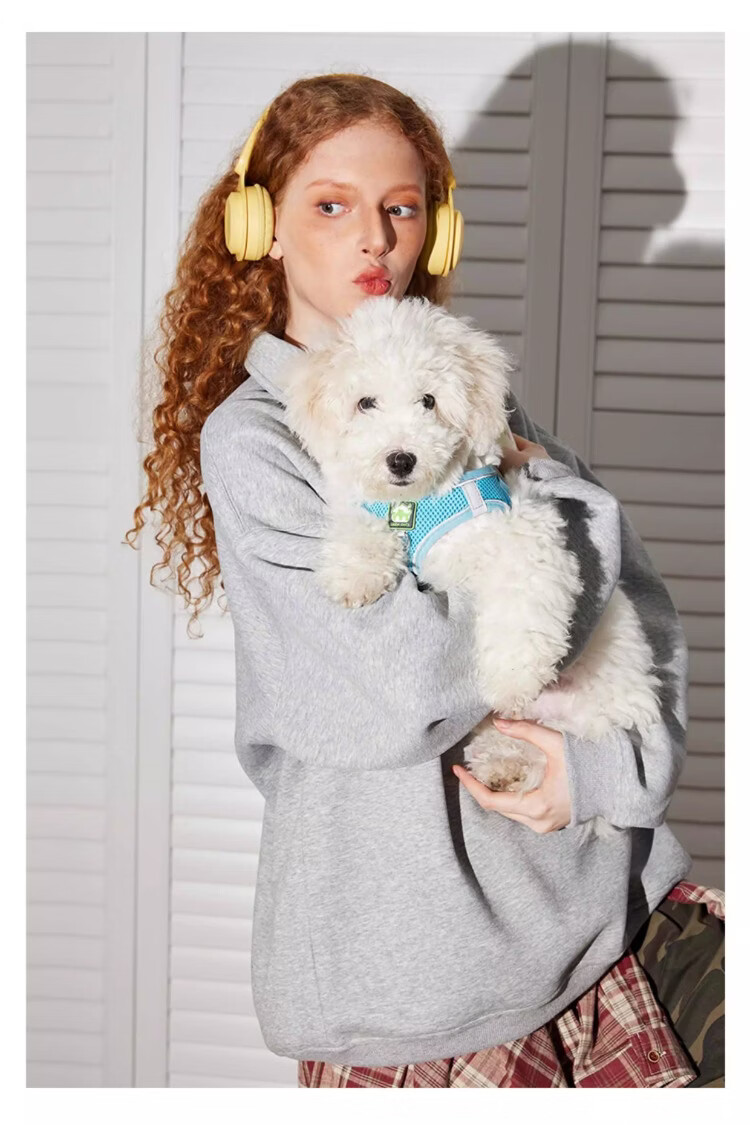 BEETLE TOWN Minimalist Casual Polo Collar Sweatshirt Women Spring New Couple Long Sleeve Collared Jacket Navy Blue S 11