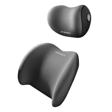 Zhiguozhe Car Headrest and Lumbar Support Set Backrest Waist Cushion Lumbar Pillow Neck Protection Seat Premium Driver's Lumbar Support