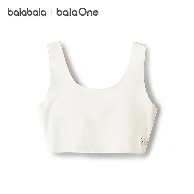 BALABALA ăbalaOneă Girls' Developmental Anti-Exposure Anti-Peek Small Vest Bra 209926195007