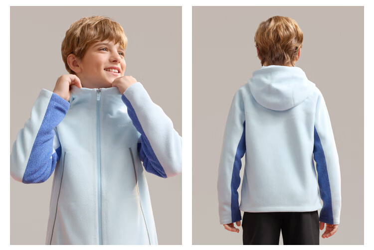 MoodyTiger Kids Hooded Warm Water-Repellent Leather Jacket Autumn 2025 New Boys' Breathable Soft Coat Girls' Sportswear 17