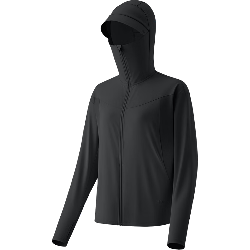 Beneunder Women's Sunscreen Jacket Loose Slim Fit Spring Summer Cooling UV Protection New AL010 Twilight Black S