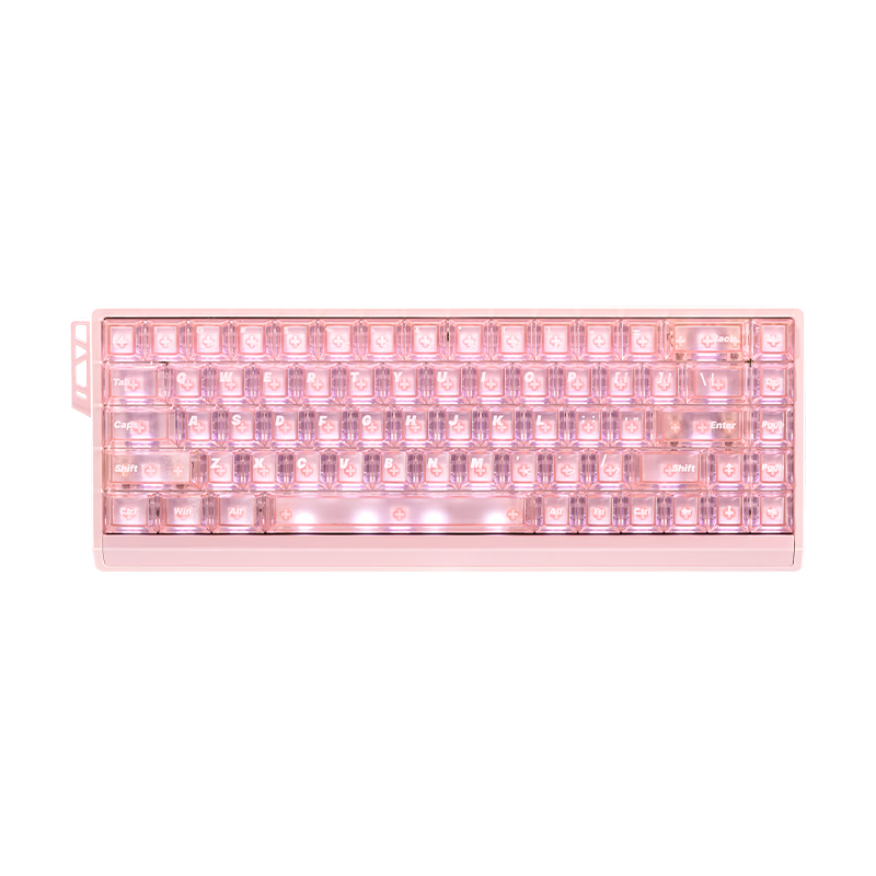 ATK60RX Magnetic Shaft Keyboard Wired Single-Mode Customizable Esports Valorant Frosted Transparent Keycaps RT Mode Gaming Office Mechanical Keyboard Pink Lir Blade Switch
