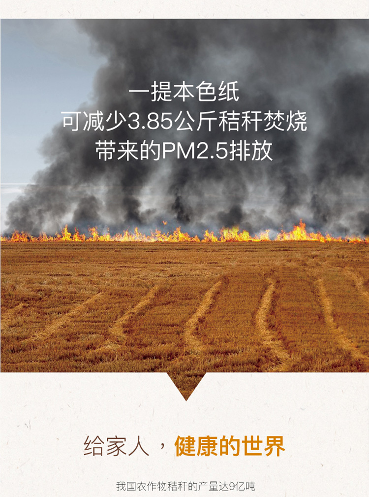 106468-泉林本色 健康系列 3层120抽面巾纸24包无香(卫生安全认证 天然原生浆 本色无漂白)软包抽纸 整箱销售-详情图