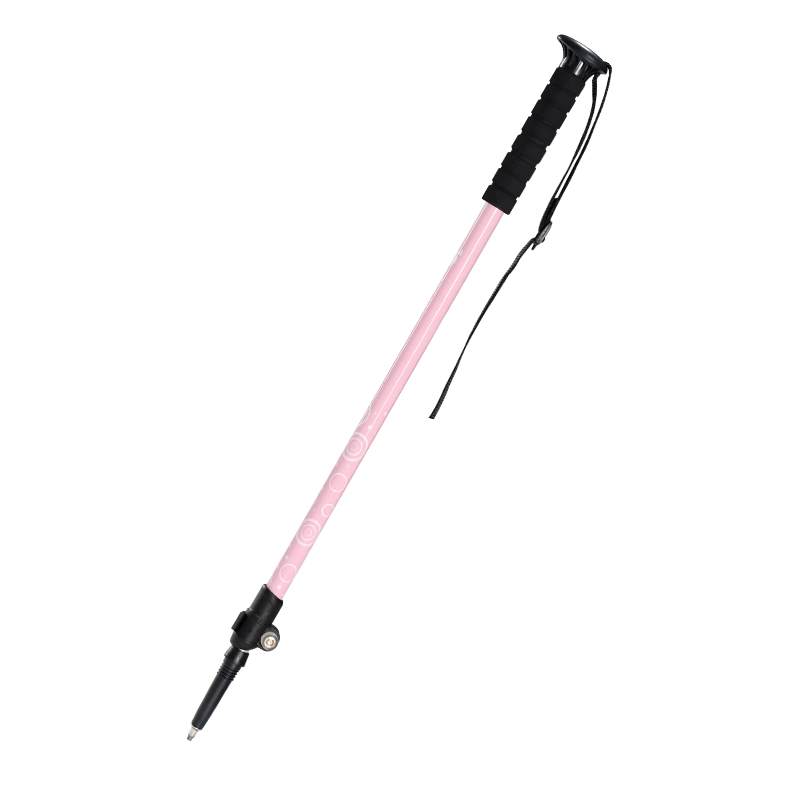 CAMEL Kids Parent-Child Ultralight Telescopic Folding Hiking Trekking Pole Outdoor Anti-Slip Walking Stick Sakura Pink 0018