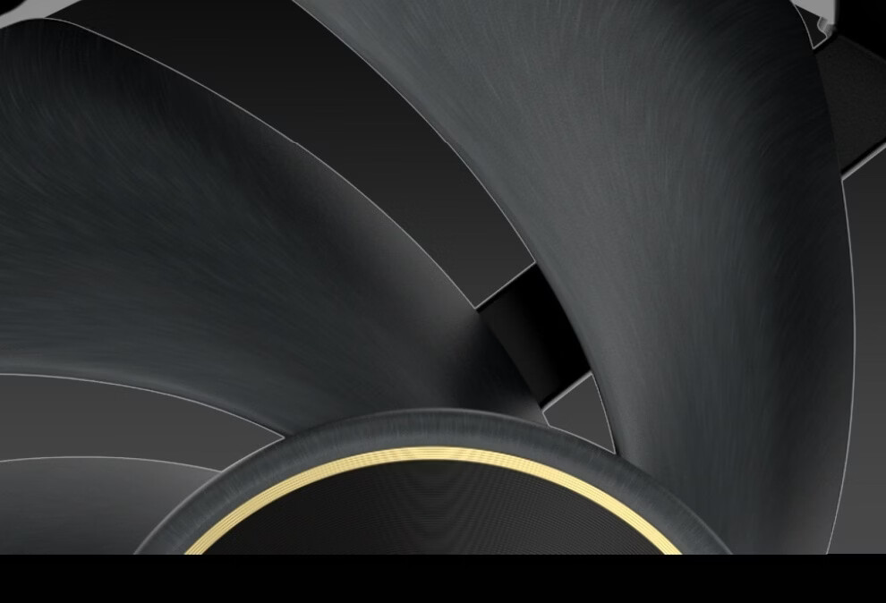 ASUS Dream PF120 High-Performance Case Fan 28mm Industrial Fan/120mm/FDB Bearing/Three-Phase Six-Slot Motor/LCP Polymer Blades/High-Power Fan 14