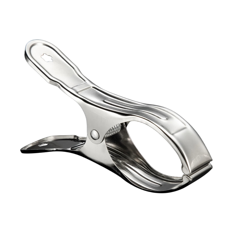 HOUYA Stainless Steel Quilt Clips 10-Pack Windproof Large Opening Clothes Pegs