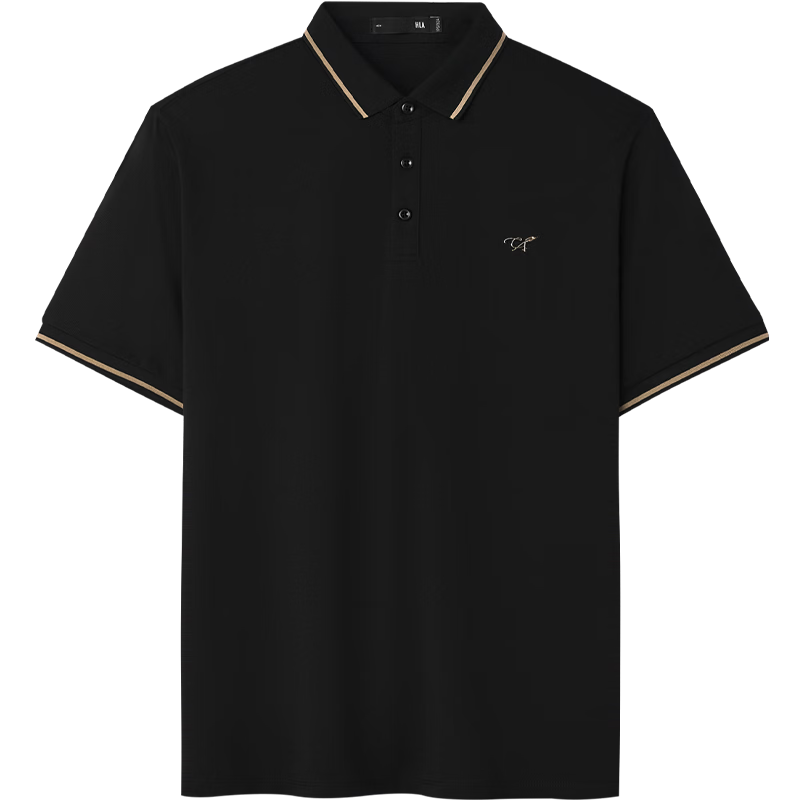 HLA Hailan Home Polo Shirt 26 Light Business Chic Ageless Series Cooling Moisture-Wicking Short Sleeve Men Summer