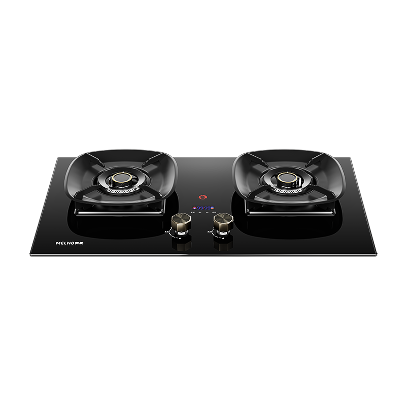 MeiLing Upgraded Dual-Side Timer Gas Stove 70% High Thermal Efficiency 5.0kW Built-in Desktop Liquefied Gas Burner Double Burner Gas Range with Trade-in