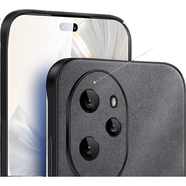 Чехол для Honor 100 Pro, кожаный, противоударный, с защитой камеры, простой стиль, ретро