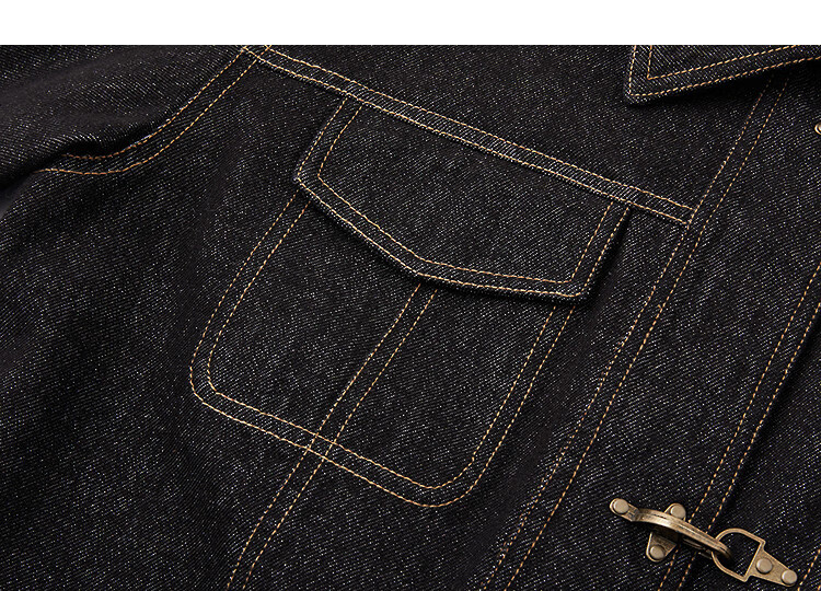 Demana [Cloud Feel Cotton Blend] Spring Vintage Style Lapel Fake Pocket Topstitching Loose Petite Women's Denim Jacket 14