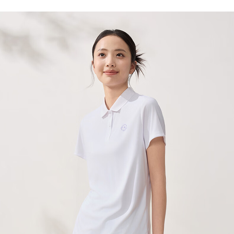 361° Women's Short Sleeve T-Shirt Spring Summer Quick-Dry Polo Shirt Sports Running Training Top 662624112H-1 11
