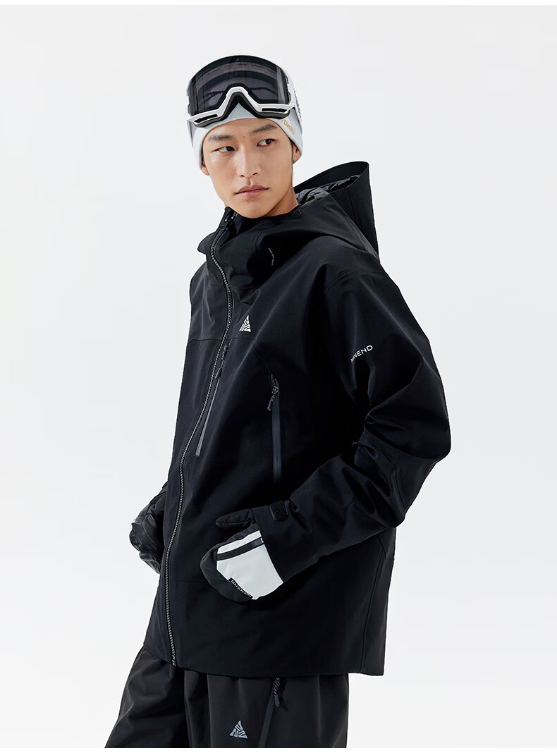 Nan En [Ice Dome] 25 New Professional Waterproof Warm 3L Ski Jacket P Cotton RECCO Ski Coat Sea Pine Yellow XS 23