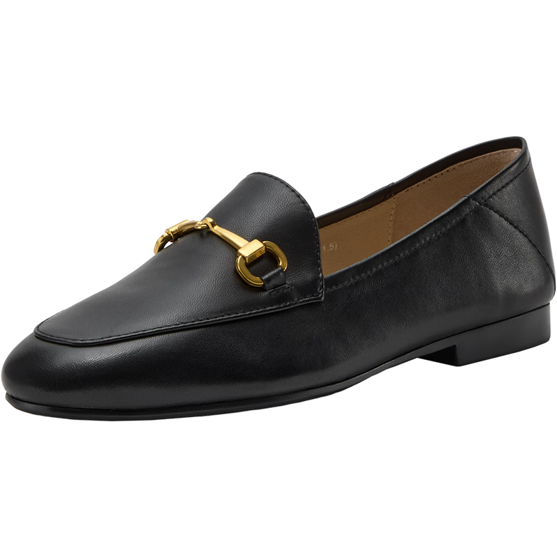 BataBata Women's Loafers 2026 Spring Simple Daily Commuting Lambskin Flats 17526AA6