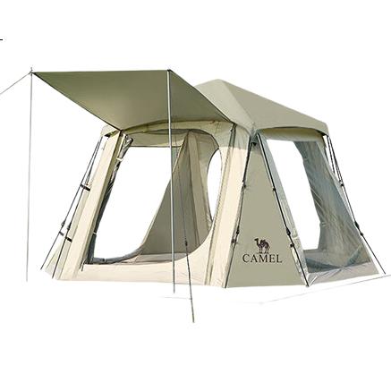 Camel Camping Tent Outdoor Foldable Portable Picnic Sunshade Canopy Octagonal Tent Full Camping Gear