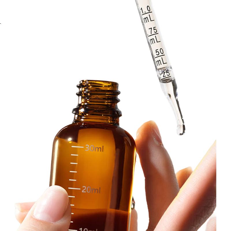 Флакон с пипеткой Liqing Essential Oil Dispenser Bottles [30 мл * 2], стеклянные флаконы с пипеткой, пустые флаконы, флаконы для духов с шкалой, маленькие флаконы для эссенции