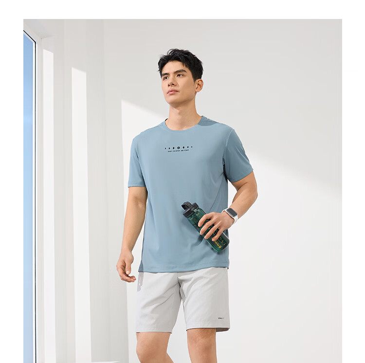 361° Men's Spring Summer Sports Quick-Dry T-Shirt Fitness Casual Short Sleeve Top Base Layer 652624122-1 7
