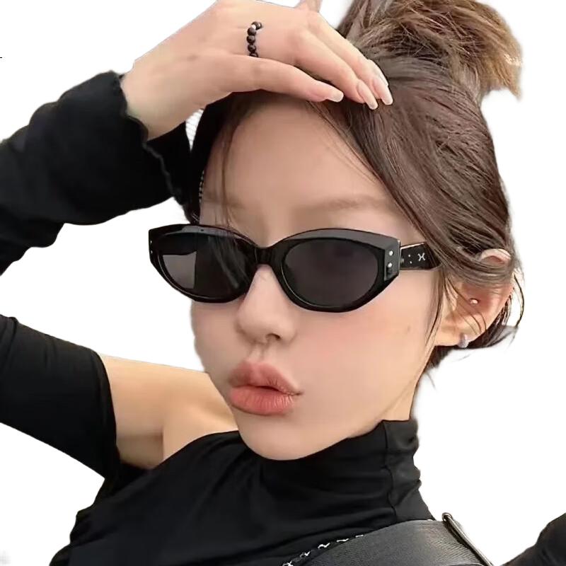 Женские солнцезащитные очки LOHO Cat Eye, модные, с защитой от УФ-излучения, для квадратного и круглого лица