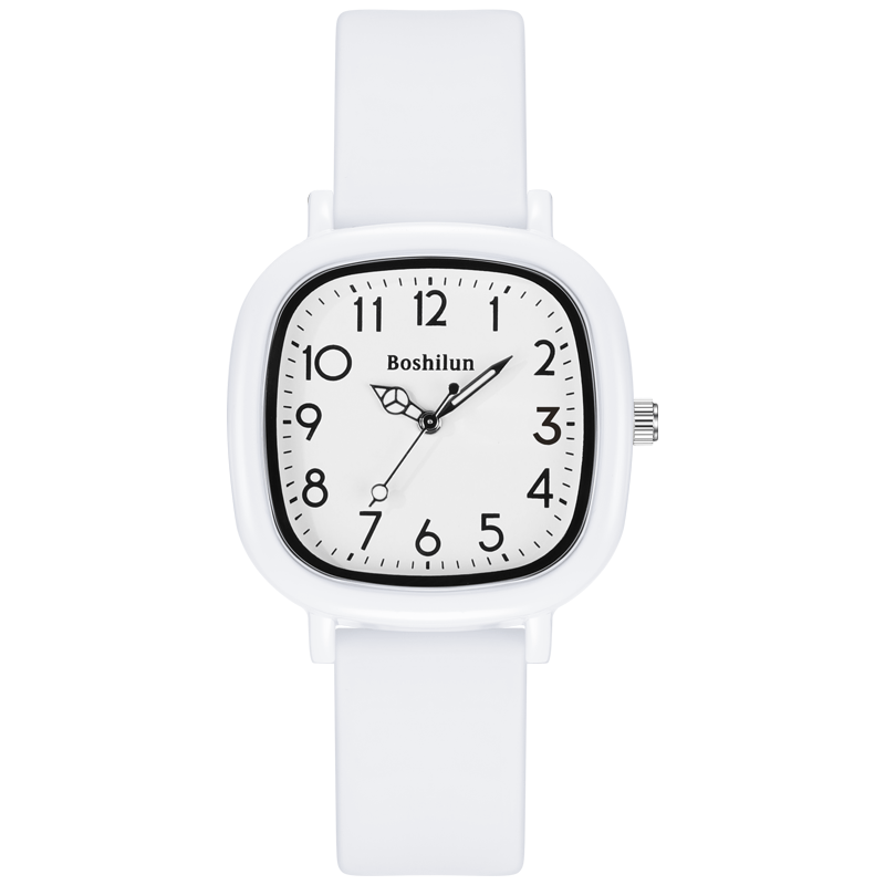 Bausch & Lomb Silent Quartz Exam Watch for Female Middle and High School Students, Time-Only, Gift for Girls