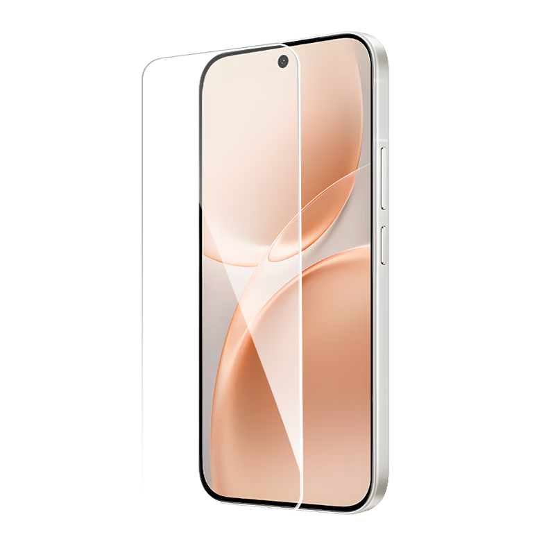 LANGLING [2-Pack | Fingerprint Unlock] Tempered Glass Screen Protector for vivo S50 Full Coverage HD No Black or White Edges Shockproof
