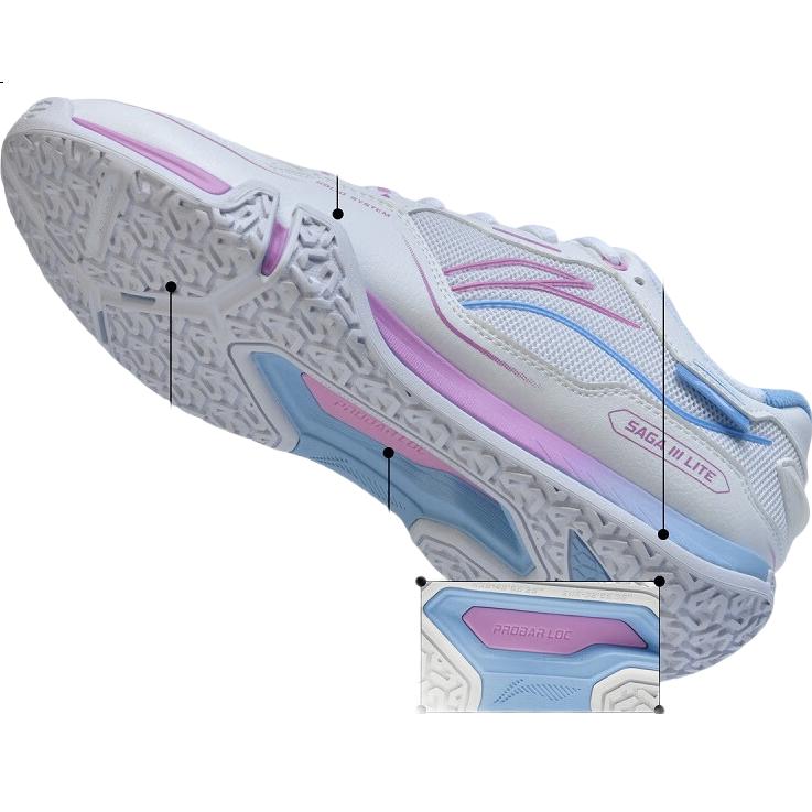 Li-Ning Badminton Shoes, Didi Feixing 3LITE Model, for Men And Women, Shock-Absorbing, Wear-Resistant, Professional Wide-Fit, for Competition And Training Shoes